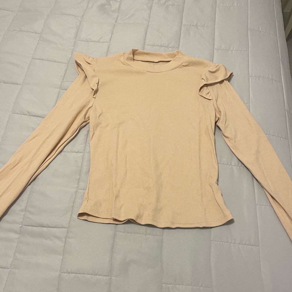 SHEIN Extra Large Ribbed Fitted Long Tee